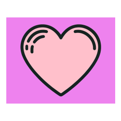 Pobarvana pobarvanka - Pobarvanka lepega srčka