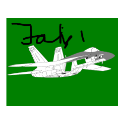 Pobarvana pobarvanka - Pobarvanka letala Hornet