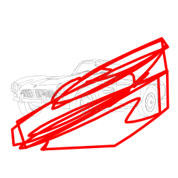 Pobarvana pobarvanka - Pobarvnaka starega BMW