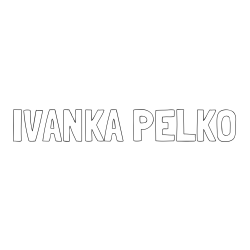 Online izdelana pobarvanka - Pobarvanka imena IVANKA PELKO