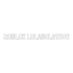 Online izdelana pobarvanka - Pobarvanka imena ROBLOX LOLABOLA1505
