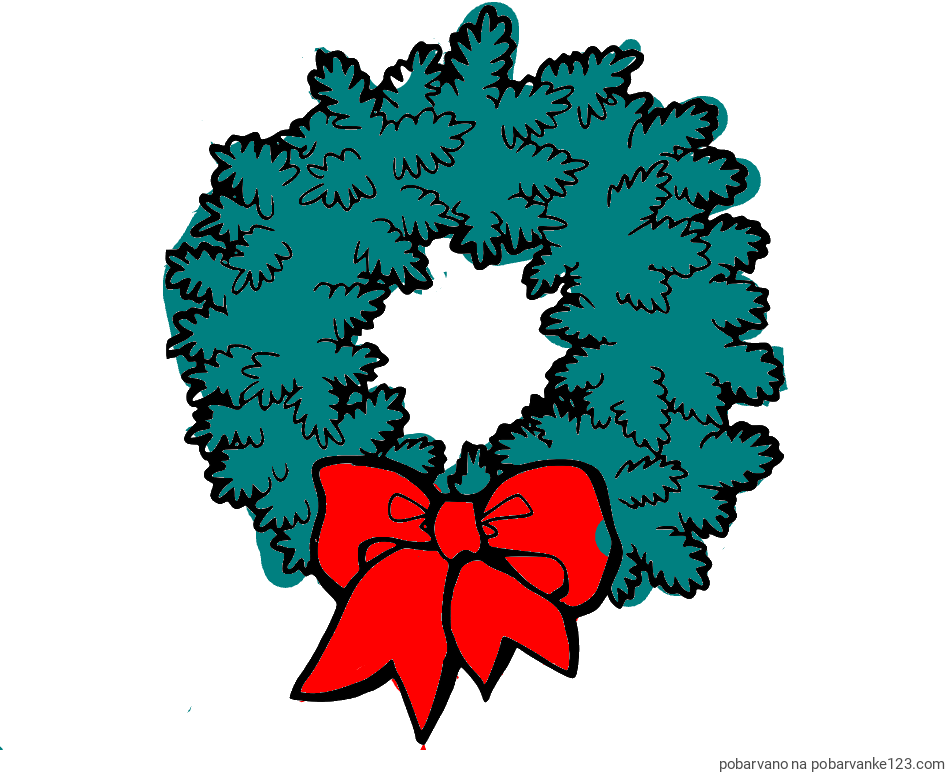POBARVANA POBARVANKA - Adventni venček