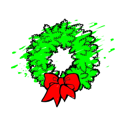 Pobarvana pobarvanka - Adventni venček