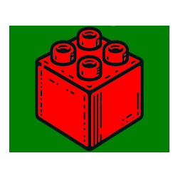 POBARVANA POBARVANKA - Pobarvanka LEGO kocke