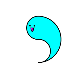 Pobarvana pobarvanka - Pobarvanka smešnega duhca