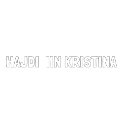 Online izdelana pobarvanka - Pobarvanka imena HAJDI  IIN KRISTINA