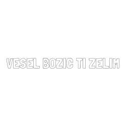 Online izdelana pobarvanka - Pobarvanka imena VESEL BOŽIČ TI ŽELIM