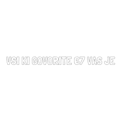 Online izdelana pobarvanka - Pobarvanka imena VSI KI GOVORITE 67 VAS JE