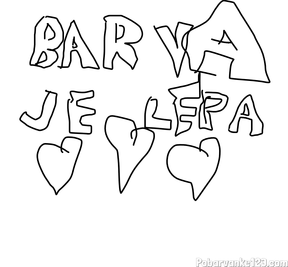 BARVA JE LEPA