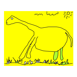 Pobarvana pobarvanka - DINOO