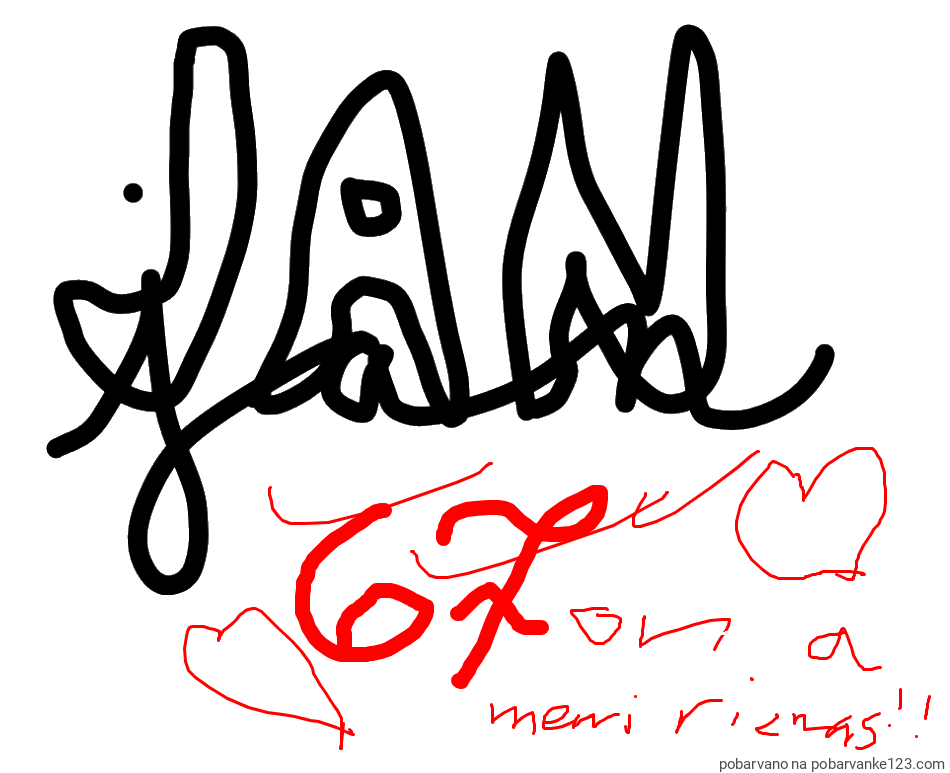 POBARVANA POBARVANKA - jan ime