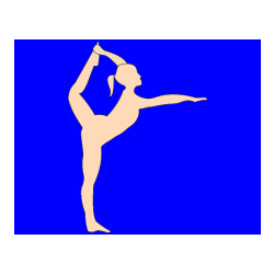 Pobarvana pobarvanka - Pobarvanka baletke med ogrevanjem