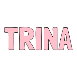 POBARVANA POBARVANKA - Pobarvanka imena TRINA
