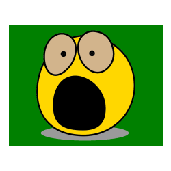 Pobarvana pobarvanka - Pobarvanka presenečenga smeška