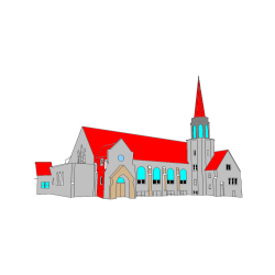 Pobarvana pobarvanka - Pobarvanka velike cerkve