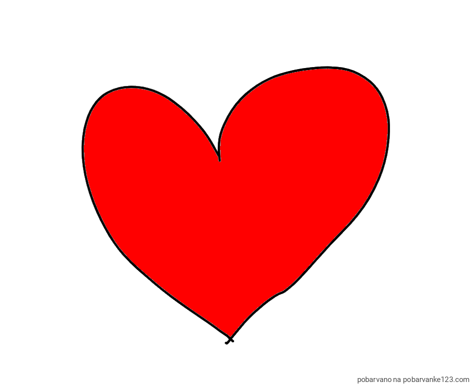 POBARVANA POBARVANKA - Srček