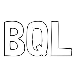 Online izdelana pobarvanka - Pobarvanka imena BQL