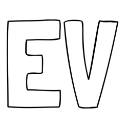 Online izdelana pobarvanka - Pobarvanka imena EV