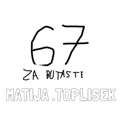 Pobarvanka imena MATIJA .TOPLIŠEK in 67 za butaste