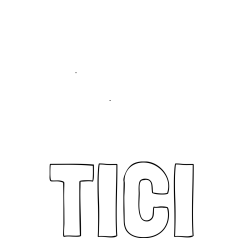 Online izdelana pobarvanka - Pobarvanka imena TICI in halloween