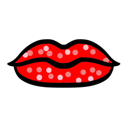 Pobarvana pobarvanka - Otroška pobarvanka ustnic