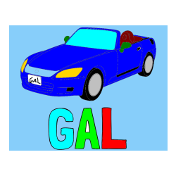 Pobarvana pobarvanka - Pobarvanka imena GAL in pobarvanka avtomobila znamke Honda