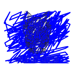 Pobarvana pobarvanka - Pobarvanka imena ULA IN HANA in pobarvanka volka - mandale