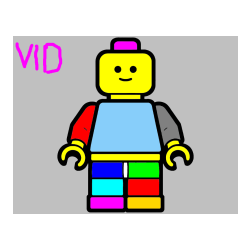 Pobarvana pobarvanka - Pobarvanka LEGO figurice fanta