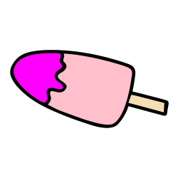 Pobarvana pobarvanka - Pobarvanka lučke (sladoled na palčki)