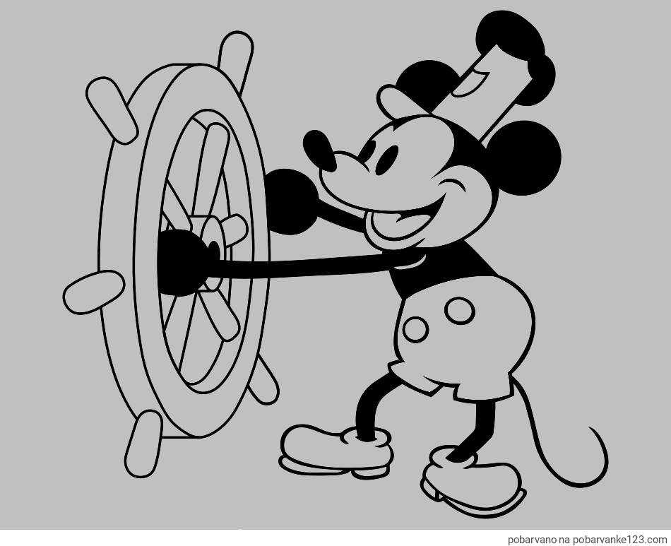 POBARVANA POBARVANKA - Pobarvanka Miki Miške (Mickey Mouse)