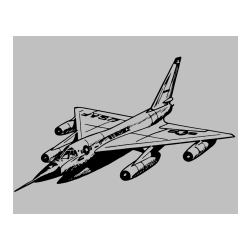 Pobarvana pobarvanka - Pobarvanka vojaškega lovca