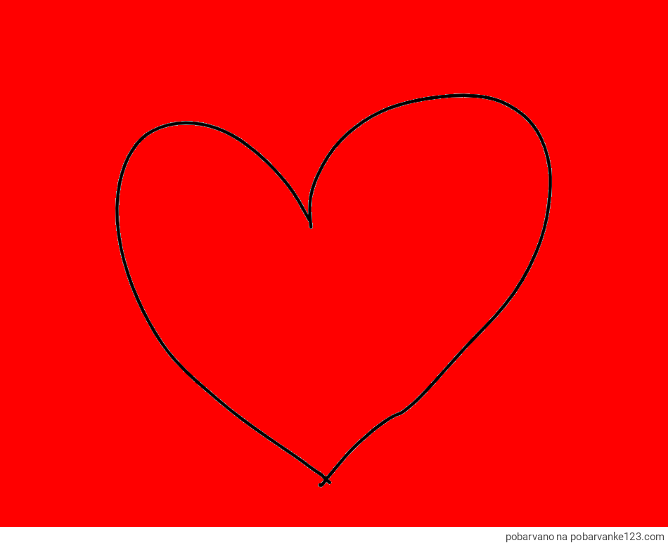 POBARVANA POBARVANKA - Srček