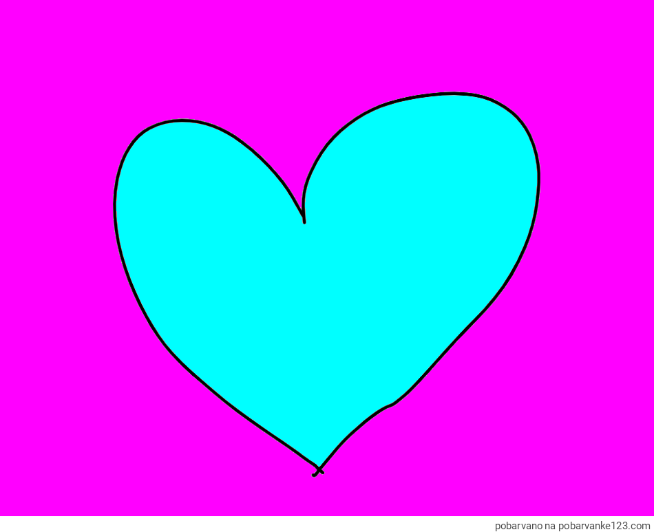 POBARVANA POBARVANKA - Srček