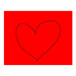 Pobarvana pobarvanka - Srček