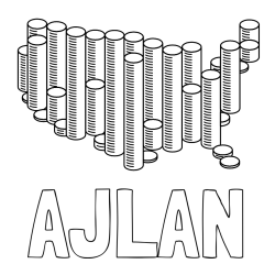 Online izdelana pobarvanka - Pobarvanka imena AJLAN in pobarvanka kovancev