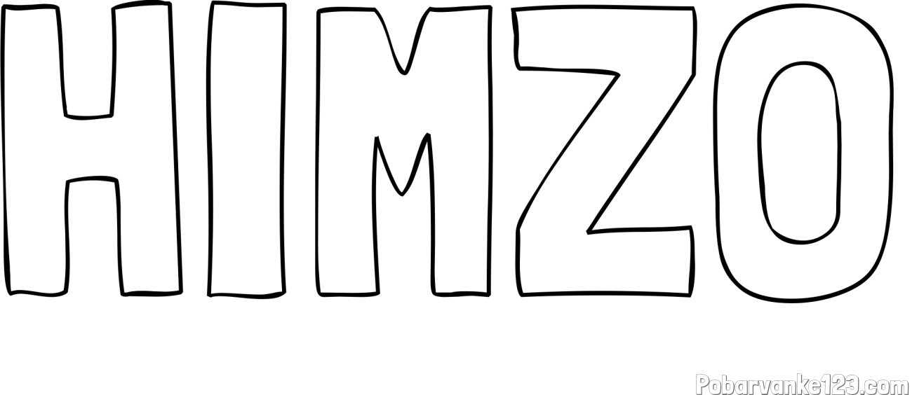 Pobarvanka imena HIMZO