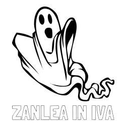 Online izdelana pobarvanka - Pobarvanka imena ŽANLEA IN IVA in pobarvanka duhca