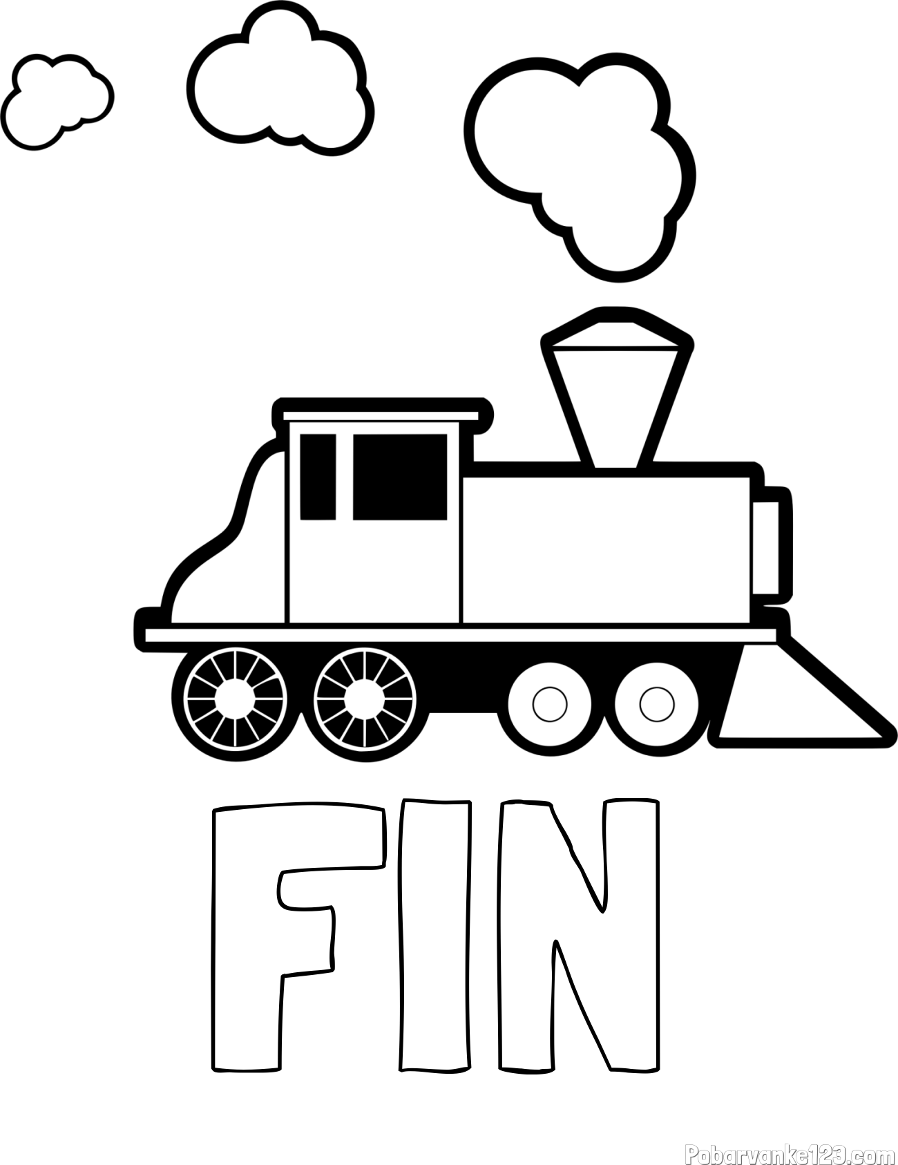 Pobarvanka imena FIN in pobarvanka parne lokomotive