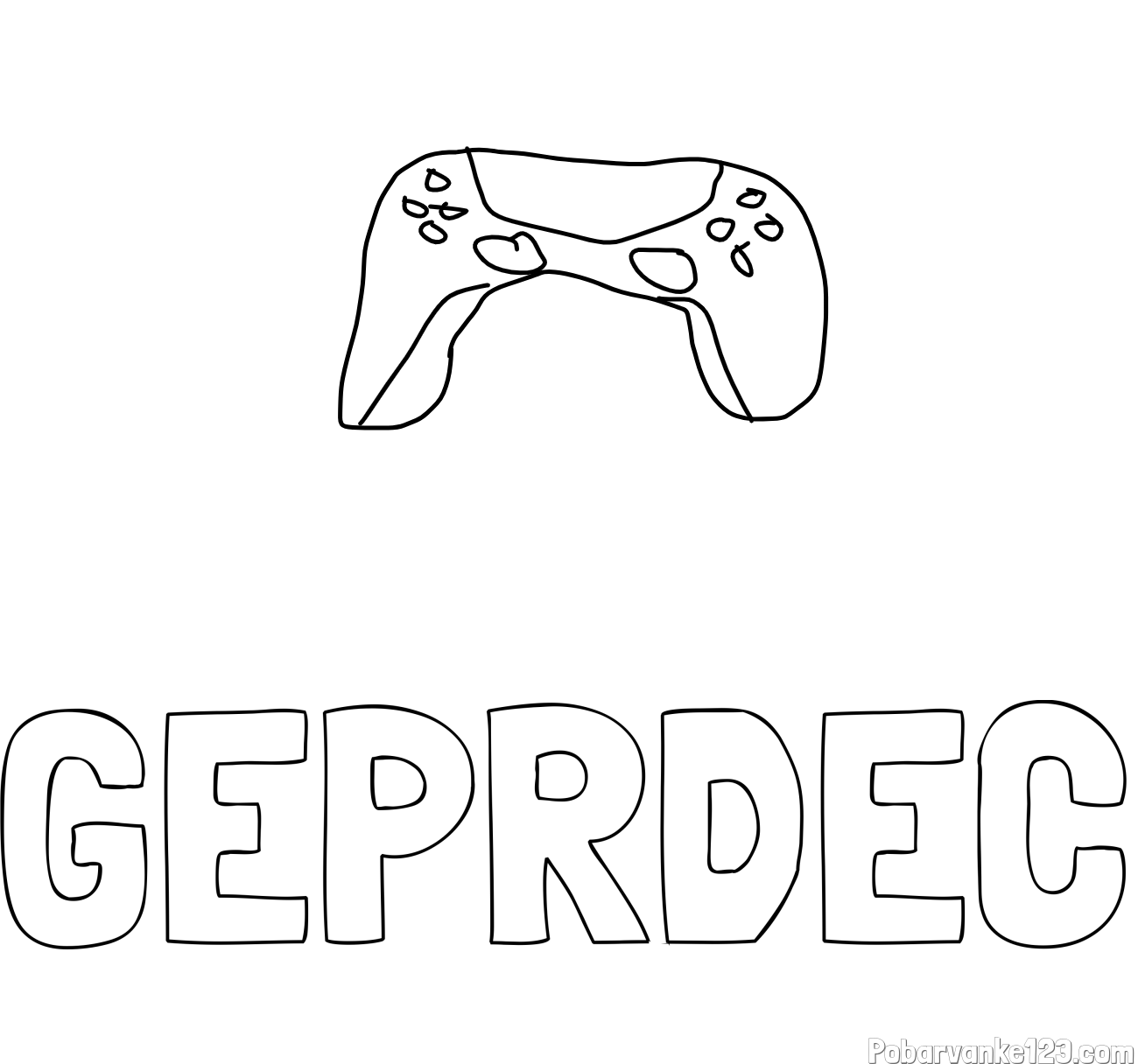 Pobarvanka imena GEPRDEC in DASDASD