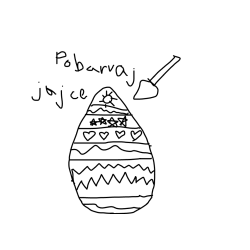 velikonočno jajce za začetnike