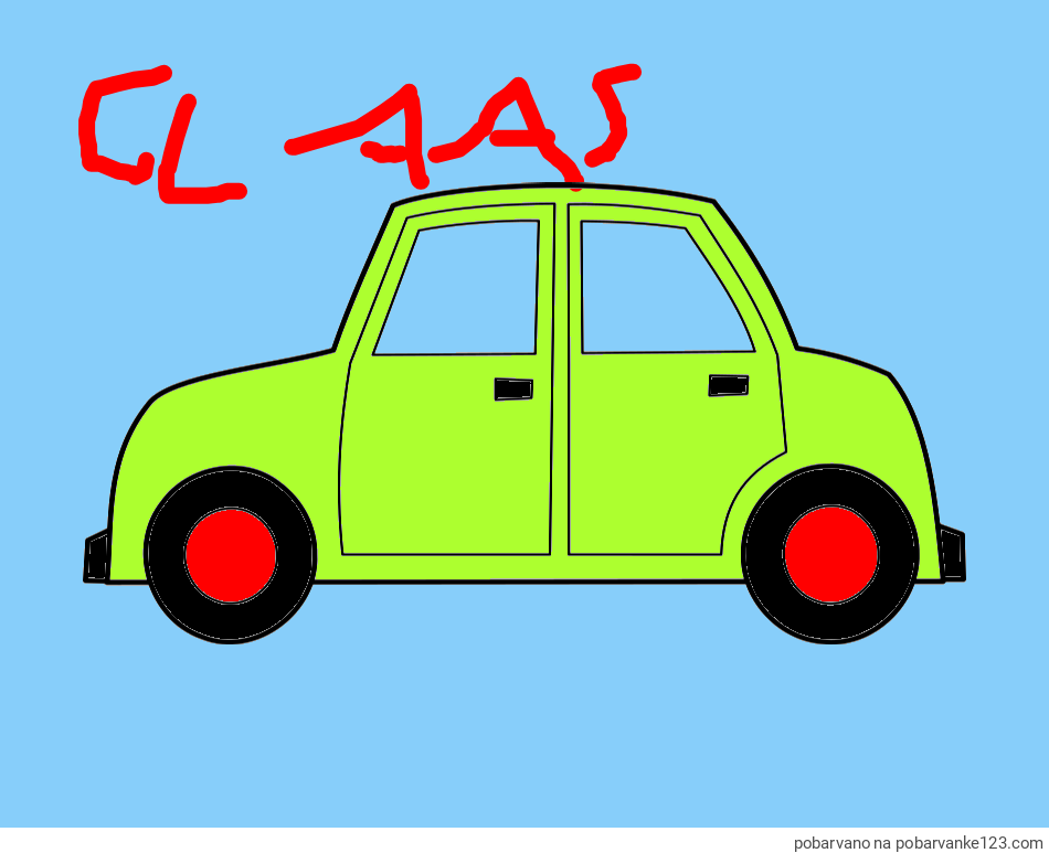 POBARVANA POBARVANKA - Pobarvanka avta