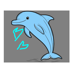 Pobarvana pobarvanka - Pobarvanka delfina