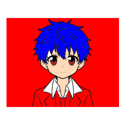 Pobarvana pobarvanka - Pobarvanka fanta v anime slogu
