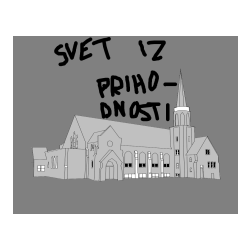 Pobarvana pobarvanka - Pobarvanka velike cerkve