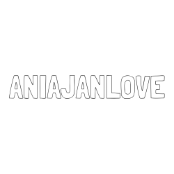 Online izdelana pobarvanka - Pobarvanka imena ANIAJANLOVE
