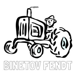 Online izdelana pobarvanka - Pobarvanka imena BINETOV FENDT in preprosta pobarvanka traktorja