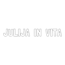 Online izdelana pobarvanka - Pobarvanka imena JULIJA  IN  VITA