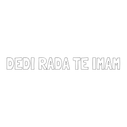 Online izdelana pobarvanka - Pobarvanka imena DEDI RADA TE IMAM