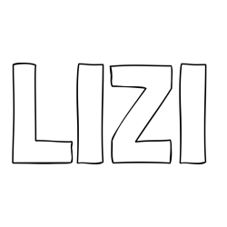 Pobarvanka imena LIZI