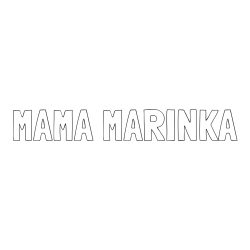 Pobarvanka imena MAMA MARINKA